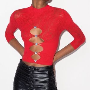 Poster Girl Pandora Red Top